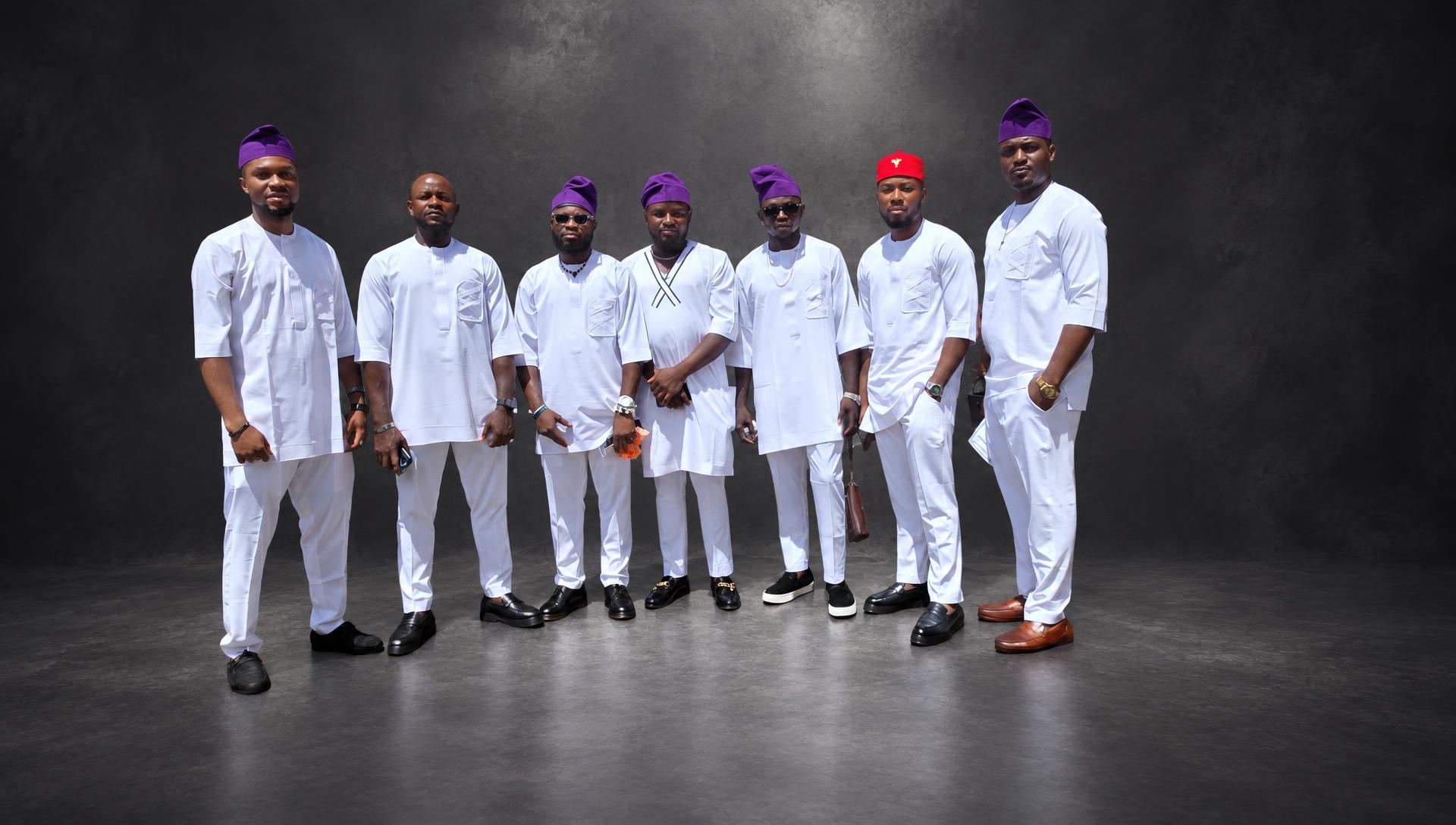 White Groomsmen Senator Sets